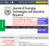 International Journal of Emerging Technologies and Innovative Research – JETIR