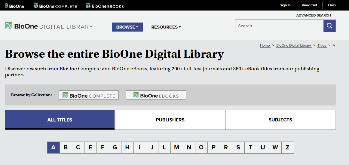 BioOne Open Access