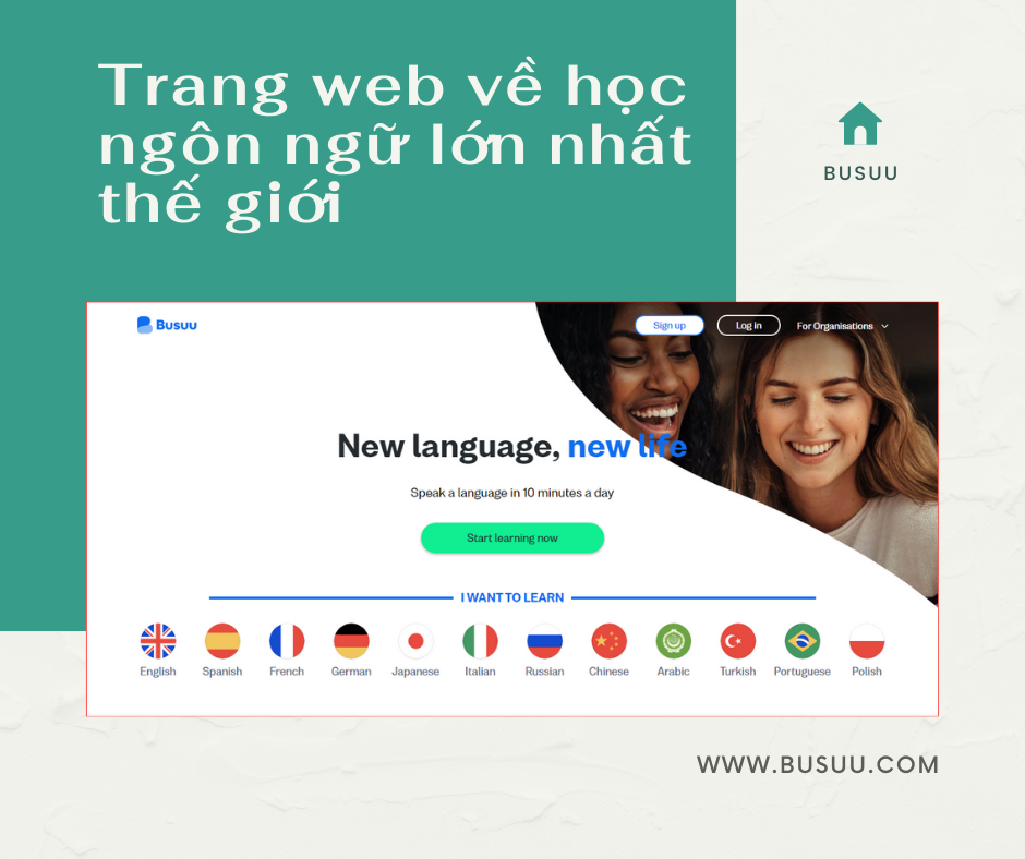 Busuu - Trang Web Về Học Ngôn Ngữ Lớn Nhất Thế Giới - Tài Nguyên Trực Tuyến Mở